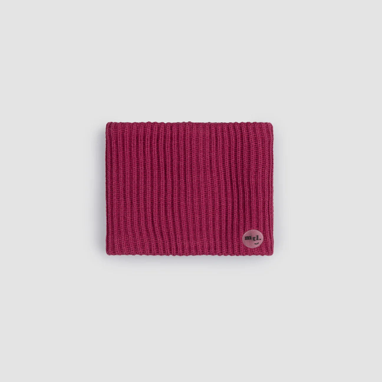 Magenta Ribbed Neck Warmer