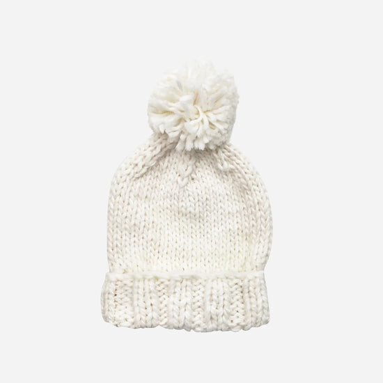 Classic Pom Hat - Cream