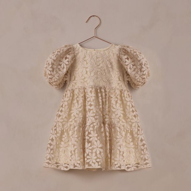 Chloe Dress - Embroidered Daisy