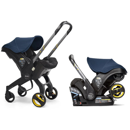 Infant Car Seat & Stroller with LATCH Base - Deep Blue