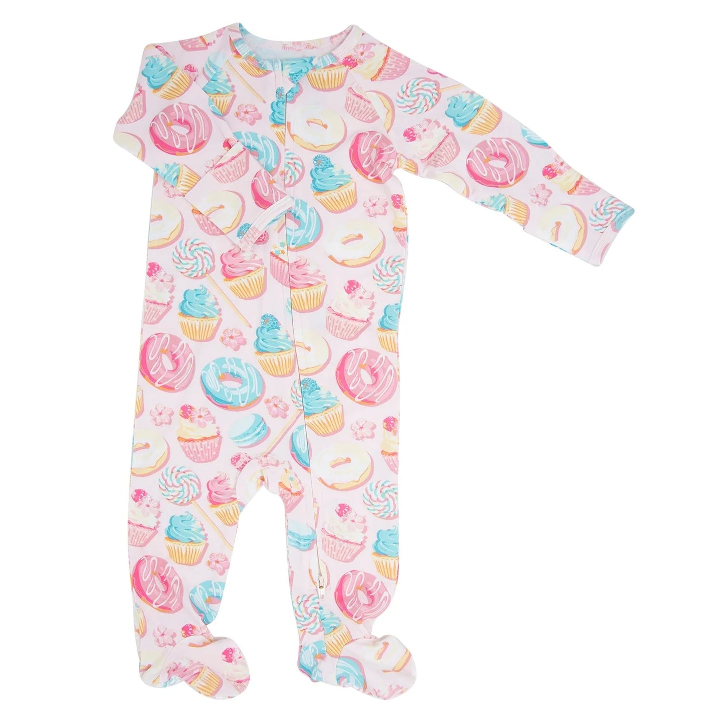 Sweet Treats Zippered Footie
