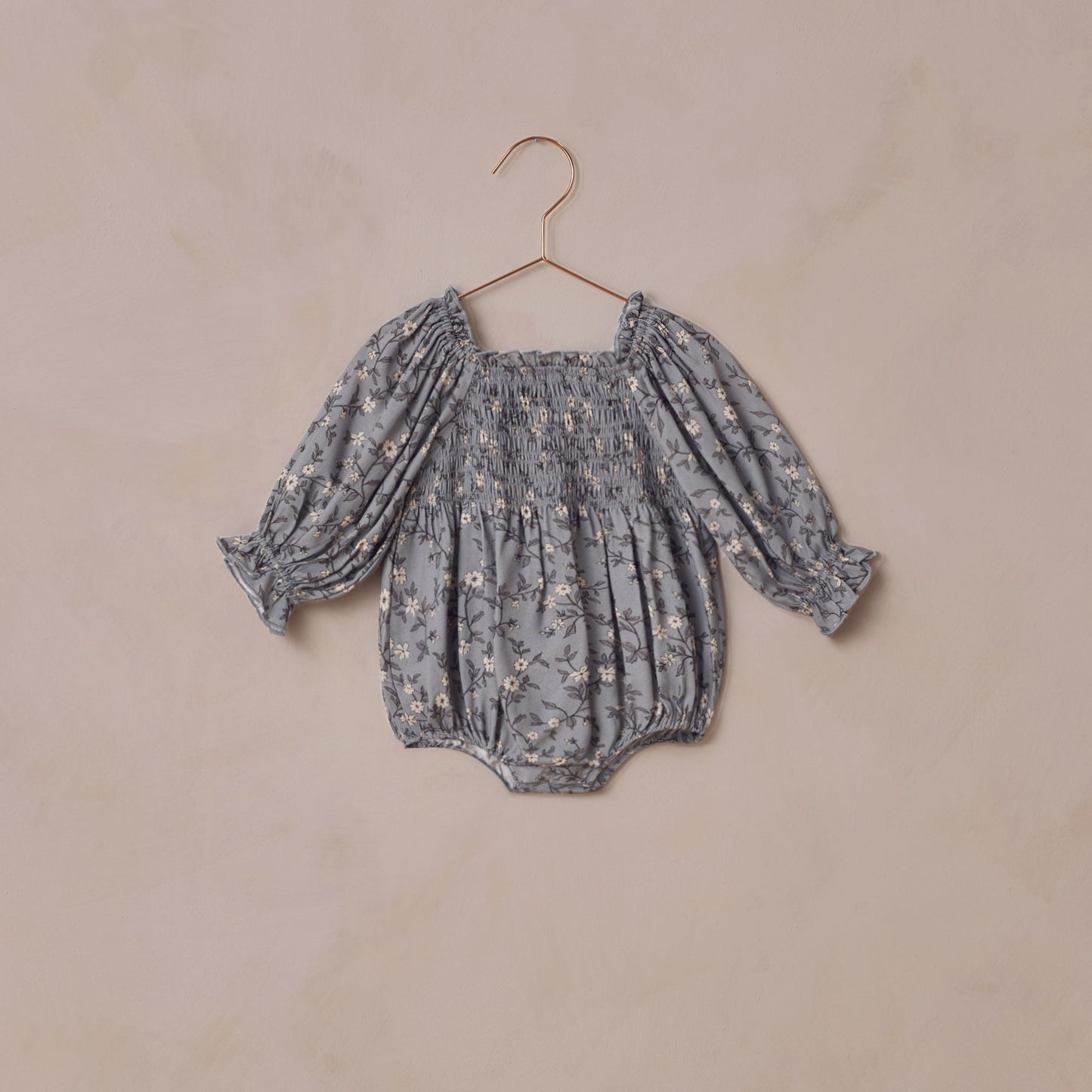 Autumn Romper - French Blue Floral