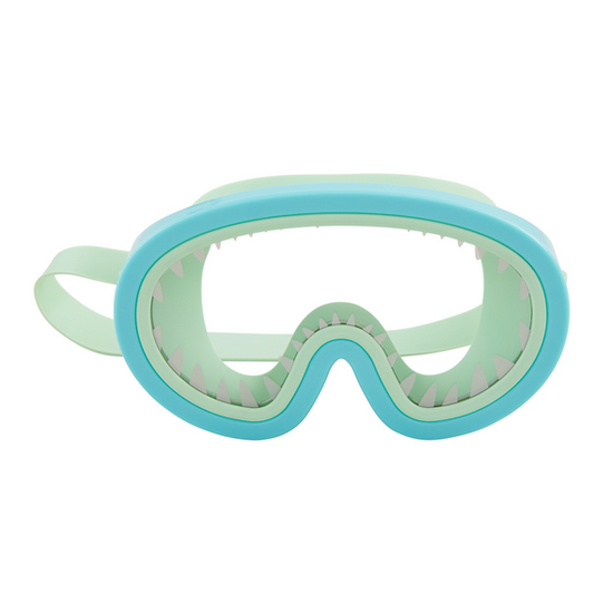 Shark Teeth Swim Goggle Mask - Green