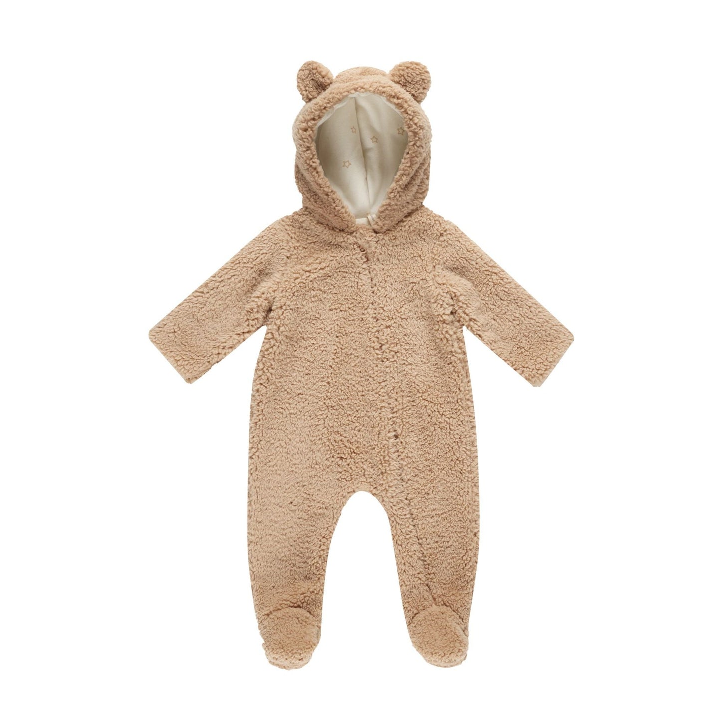 Bear Jumpsuit - Beige