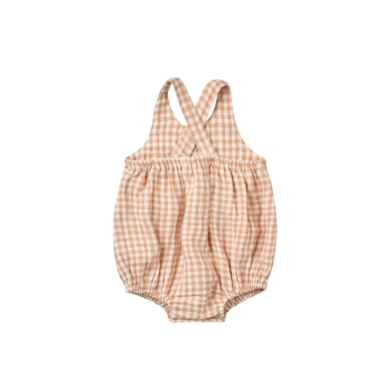 Penny Romper - Melon Gingham