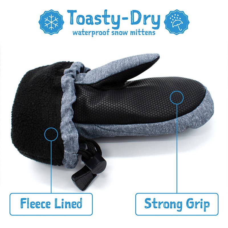 Cozy-Dry Waterproof Mittens - Black