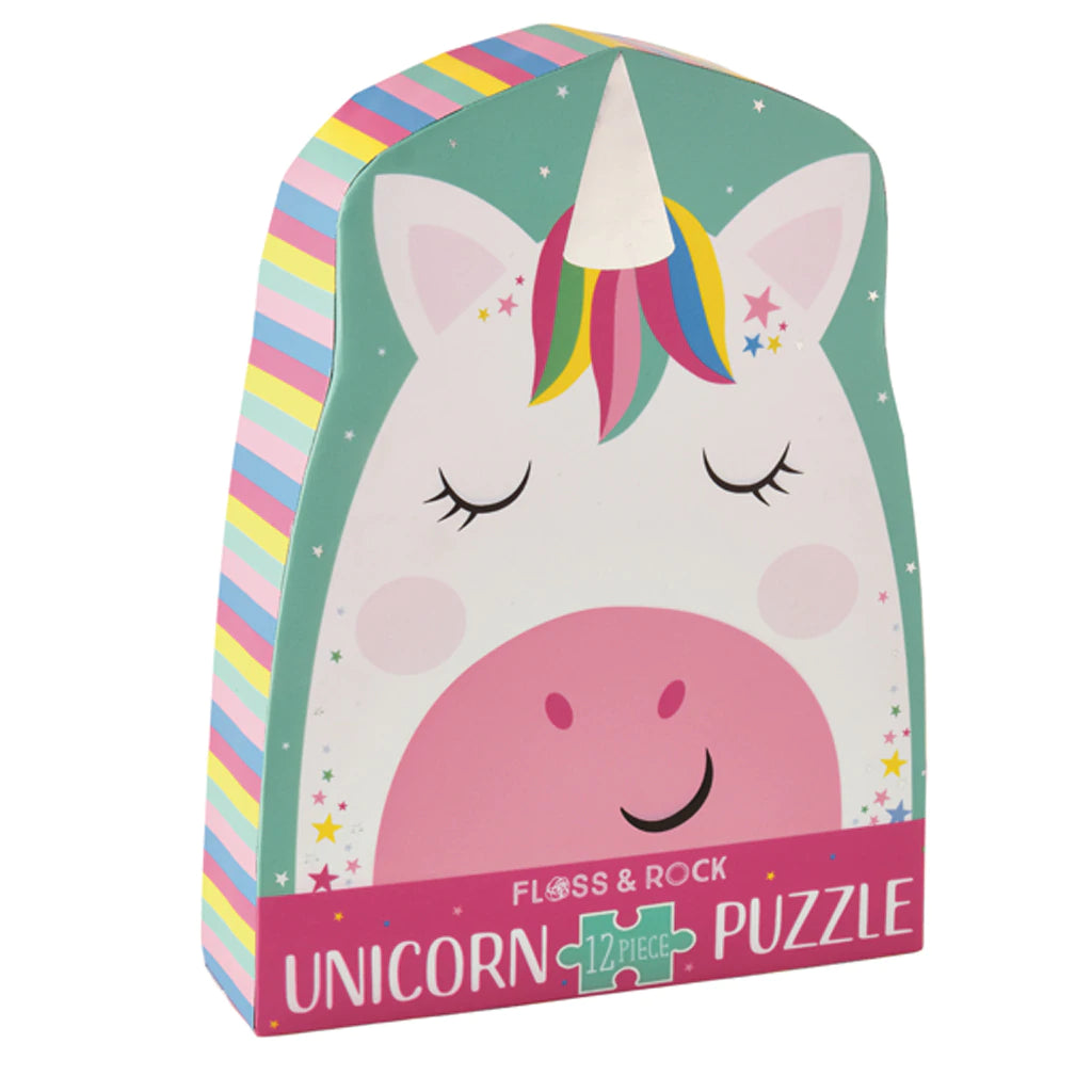 Rainbow Unicorn 12-Piece Puzzle