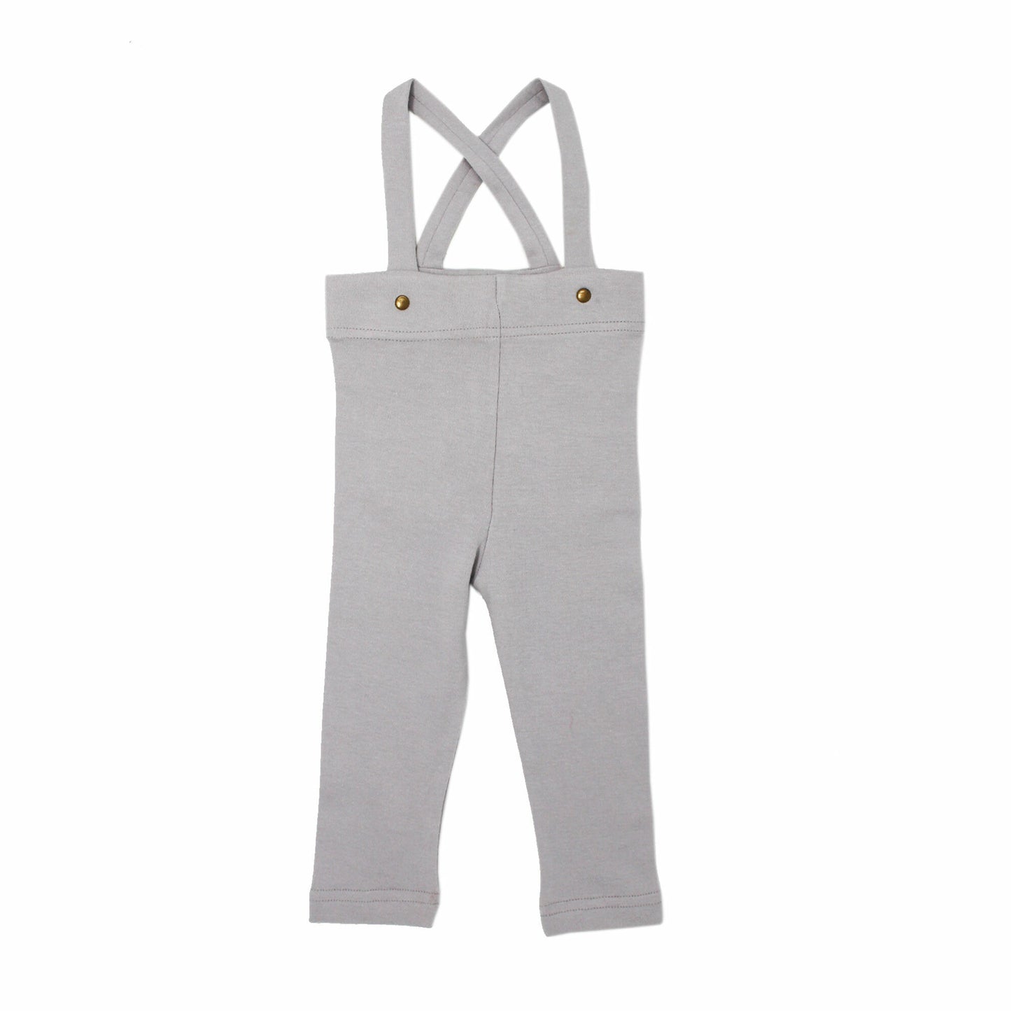 Organic Suspender Pant - Fog