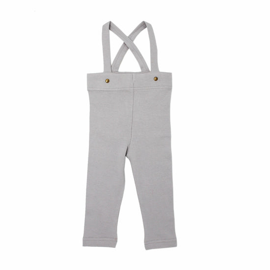 Organic Suspender Pant - Fog