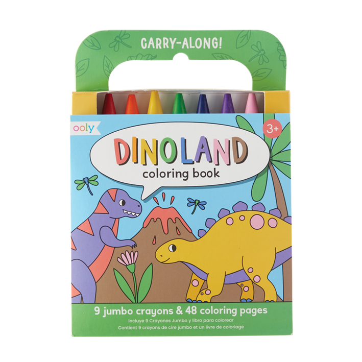 Dinoland Carry Along Coloring Book Set