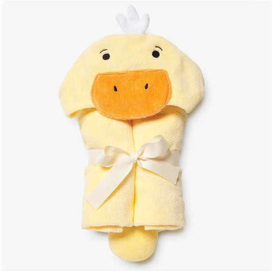 Yellow Duckie Hooded Baby Bath Wrap Towel