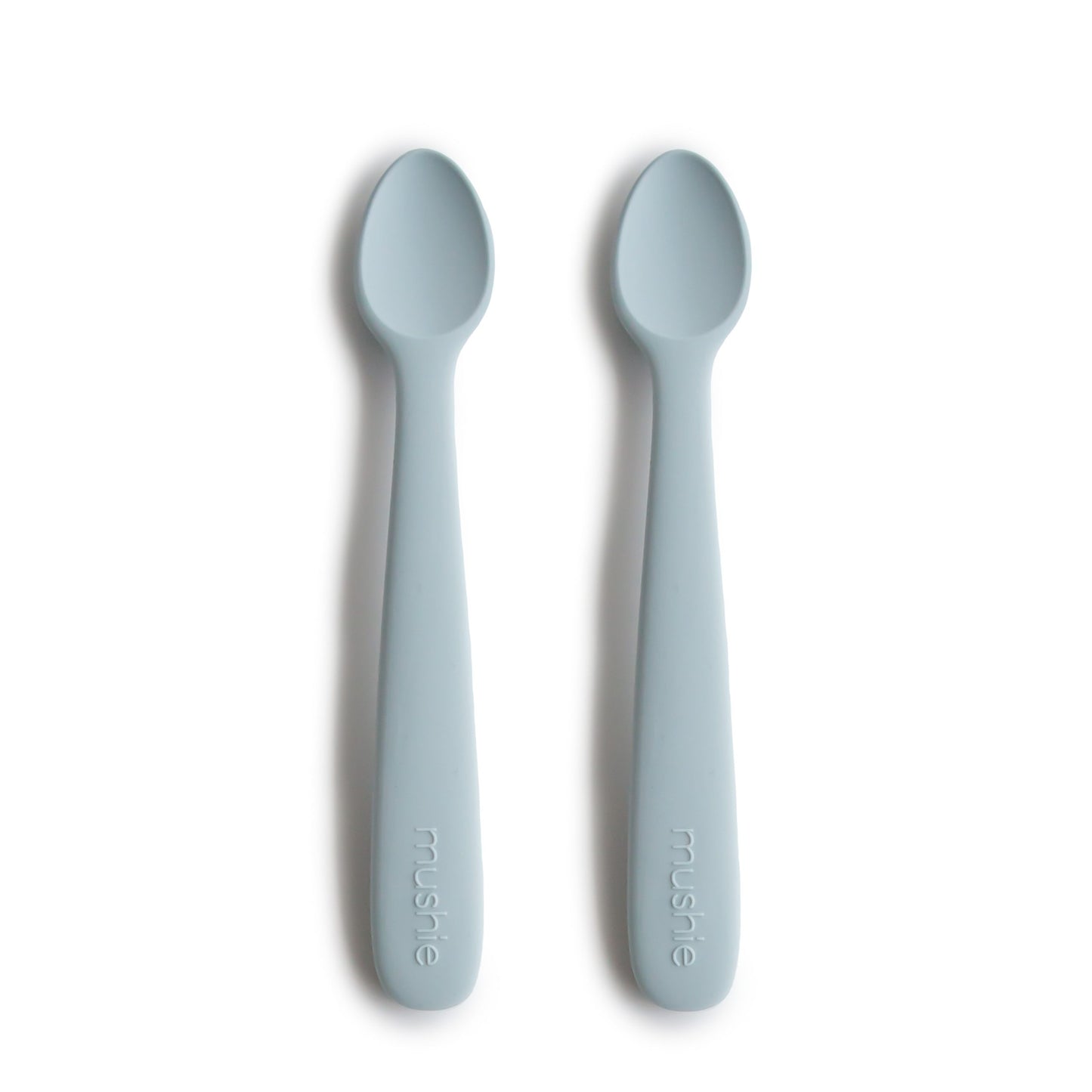 2-Pack Silicone Feeding Spoons - Powder Blue