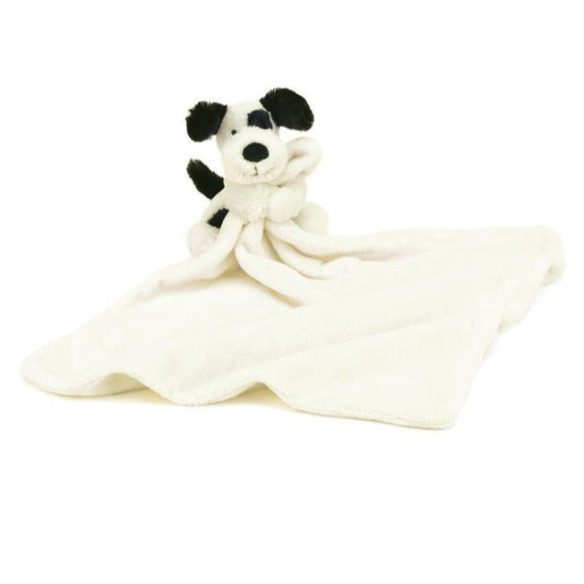 Bashful Black and Cream Puppy Soother