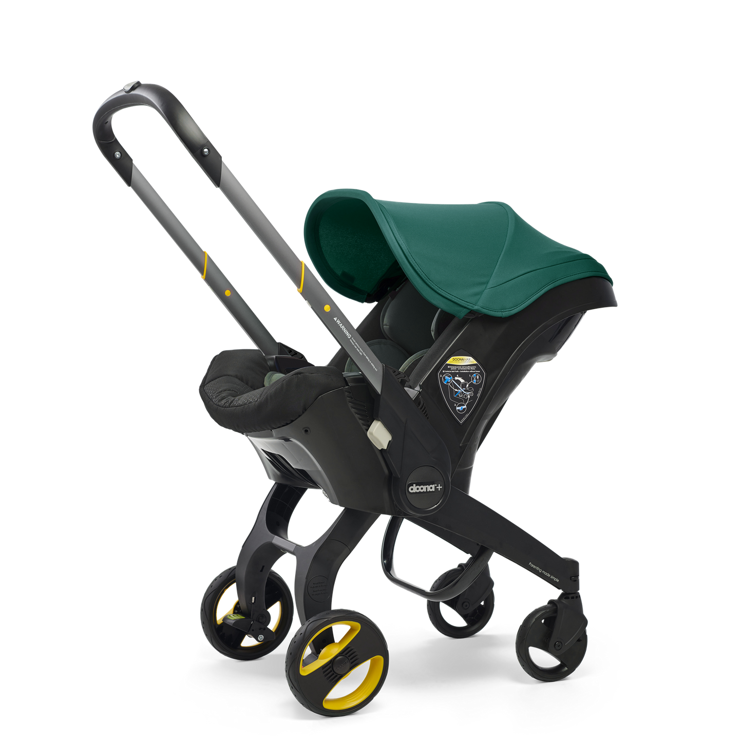 Infant Car Seat & Stroller with LATCH Base - Racing Green