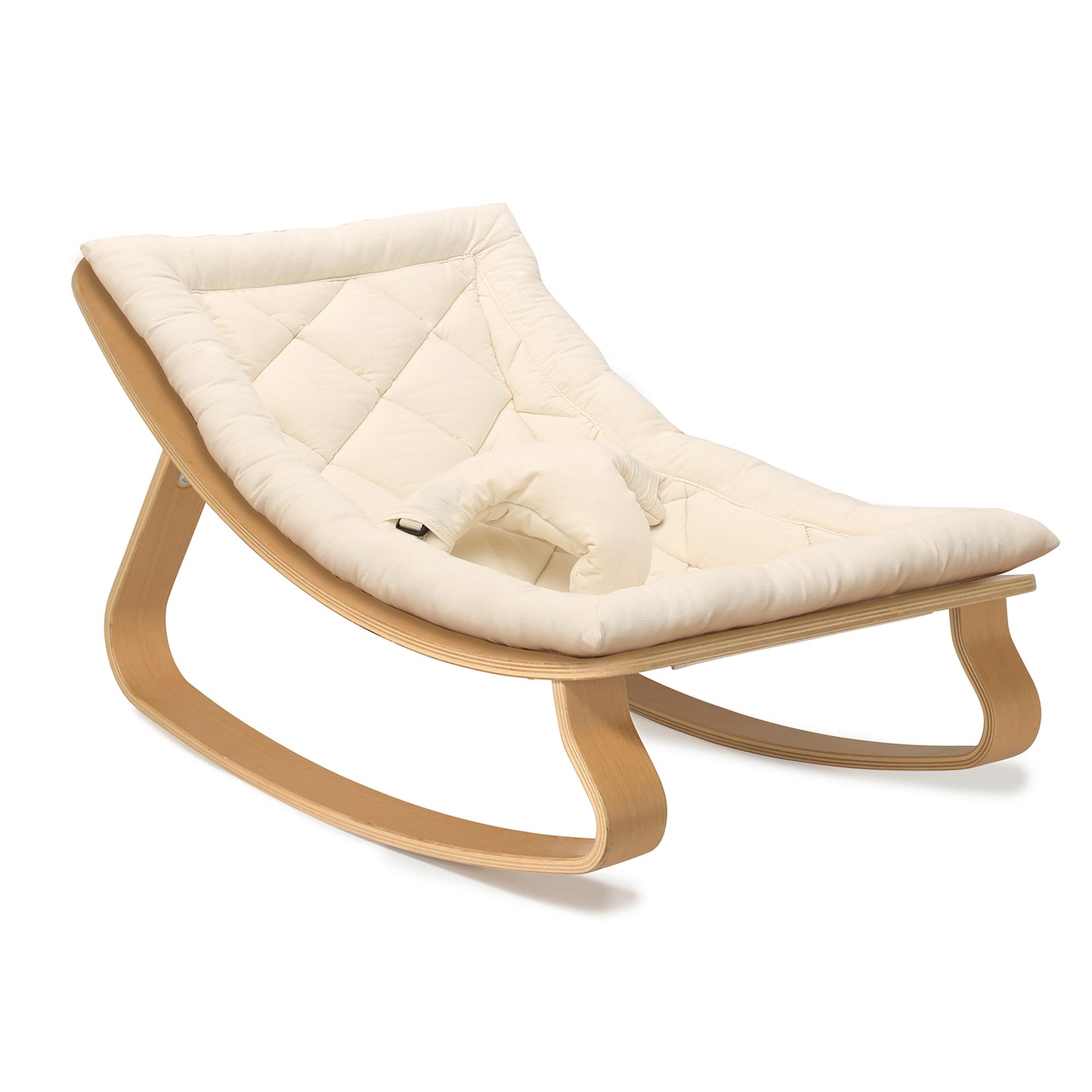 Baby Rocker LEVO With Organic White Cushion