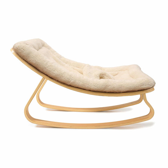 Baby Rocker LEVO with Fur Milk Cushion