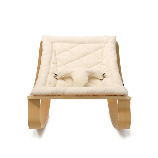 Baby Rocker LEVO With Organic White Cushion