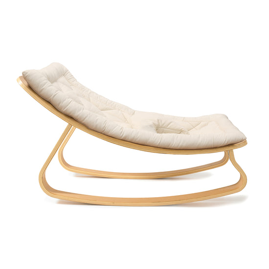 Baby Rocker LEVO With Organic White Cushion