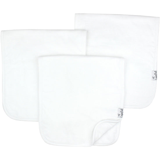 Burp Cloth Set - White