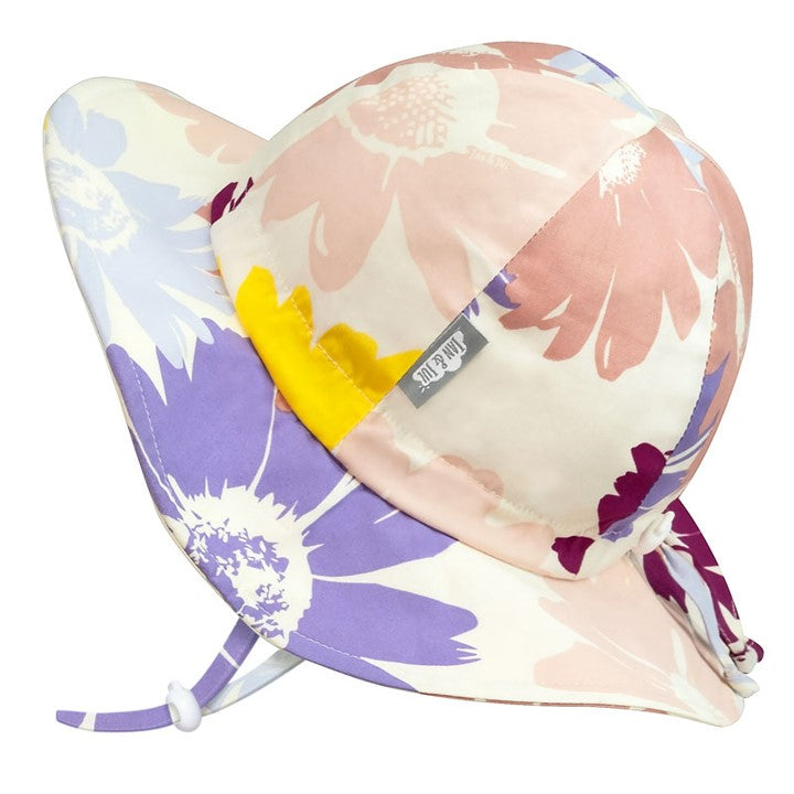 Cotton Floppy Sun Hat - Daisy