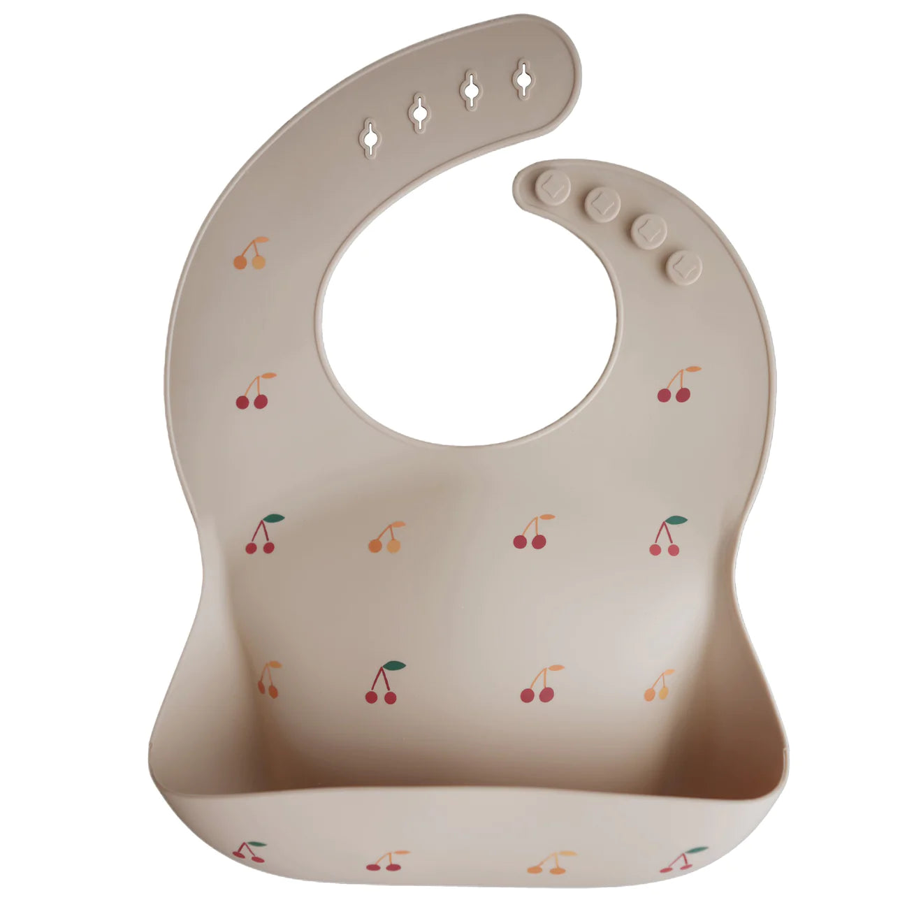 Silicone Baby Bib - Cherries