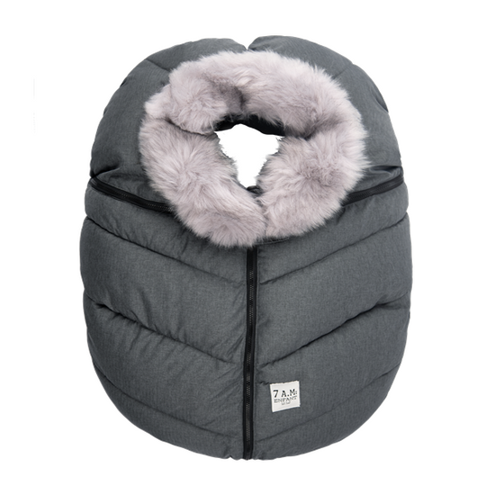 Tundra Car Seat Cocoon - Heather Grey Dark