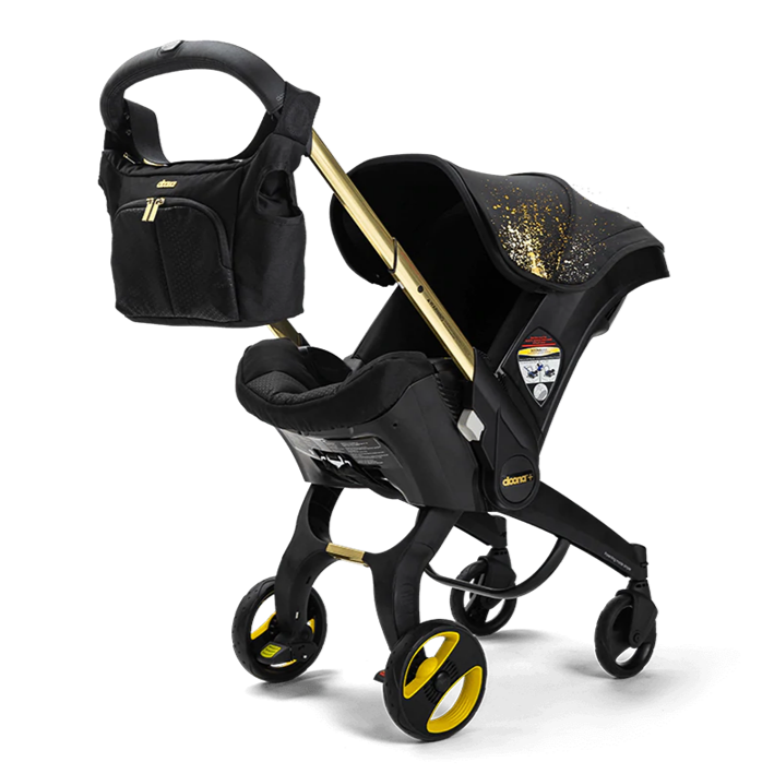 Infant Car Seat Stroller with LATCH Base Gold Limited Edition The Piccolina Shop