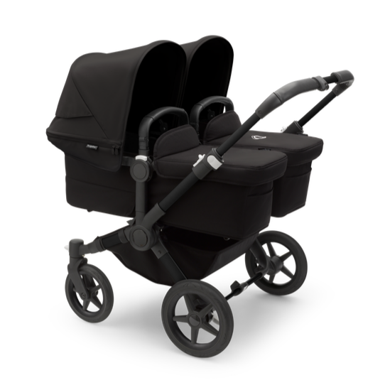 Donkey 5 Twin Stroller - Midnight Black & Black Frame