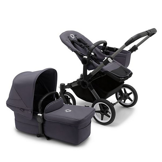 Donkey 5 Mono Stroller - Stormy Blue & Graphite Frame