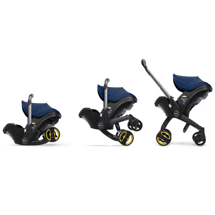 Infant Car Seat & Stroller with LATCH Base - Royal Blue