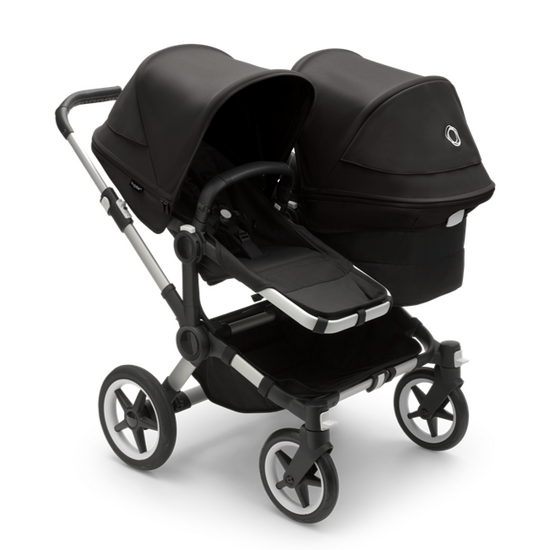 Donkey 5 Duo Stroller - Midnight Black & Alu Frame