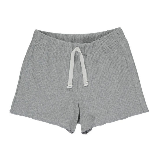 Amelia Ribbed Short - Grey