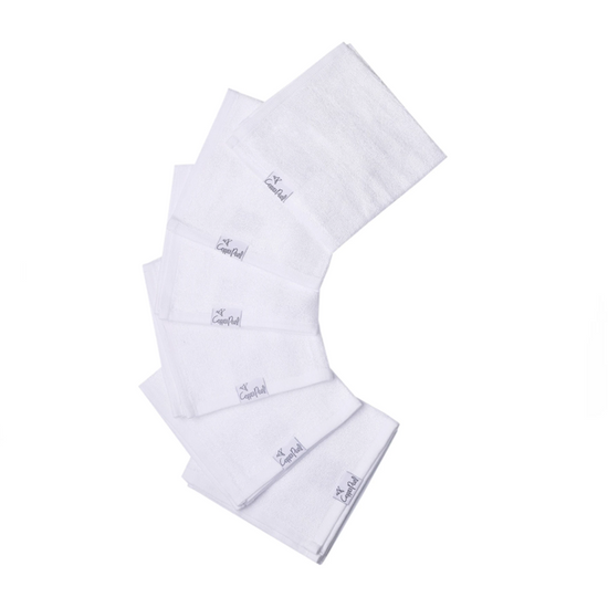 6-Set Ultra Soft Washcloths - Dove