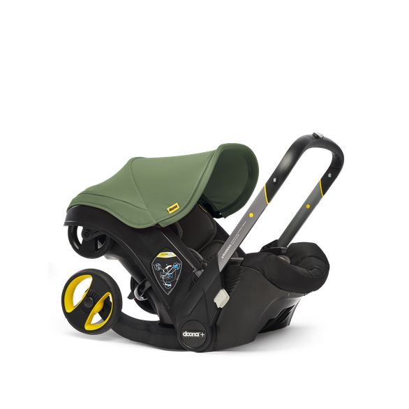 Infant Car Seat Stroller with LATCH Base Desert Green The
