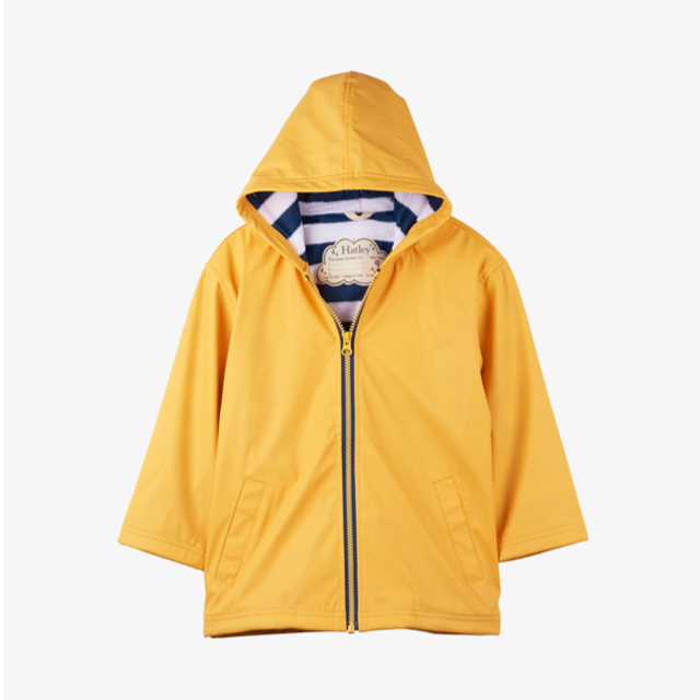 Girls yellow rain jacket online