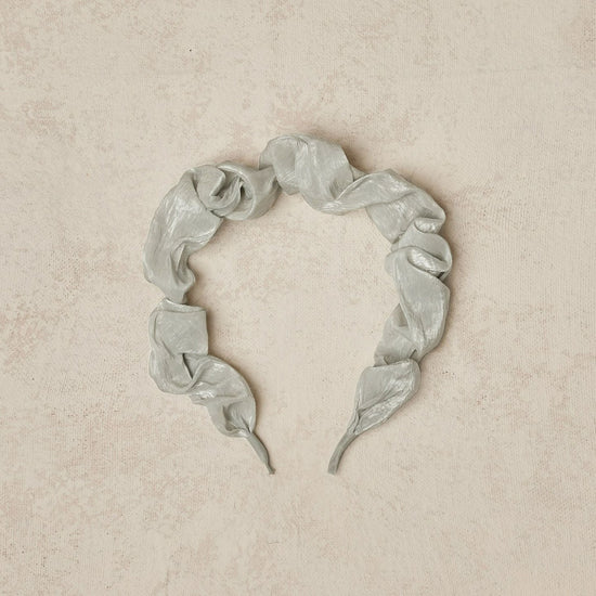 Gathered Headband - Dusty Blue