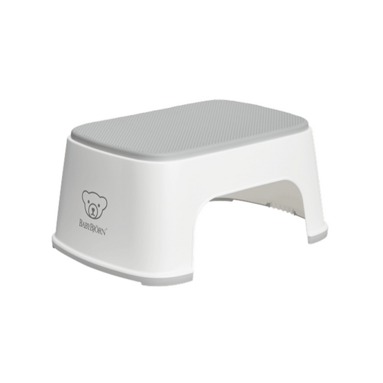 Step Stool - White & Gray