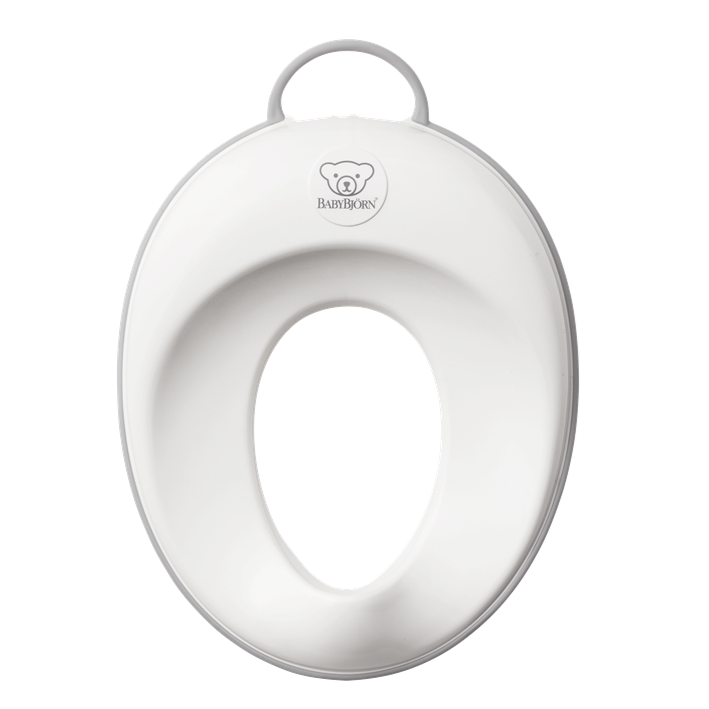 Toilet Training Seat - White & Gray