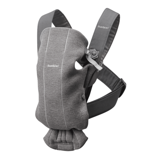 Baby Carrier Mini 3D Jersey - Dark Grey