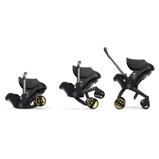 Infant Car Seat & Stroller with LATCH Base - Nitro Black