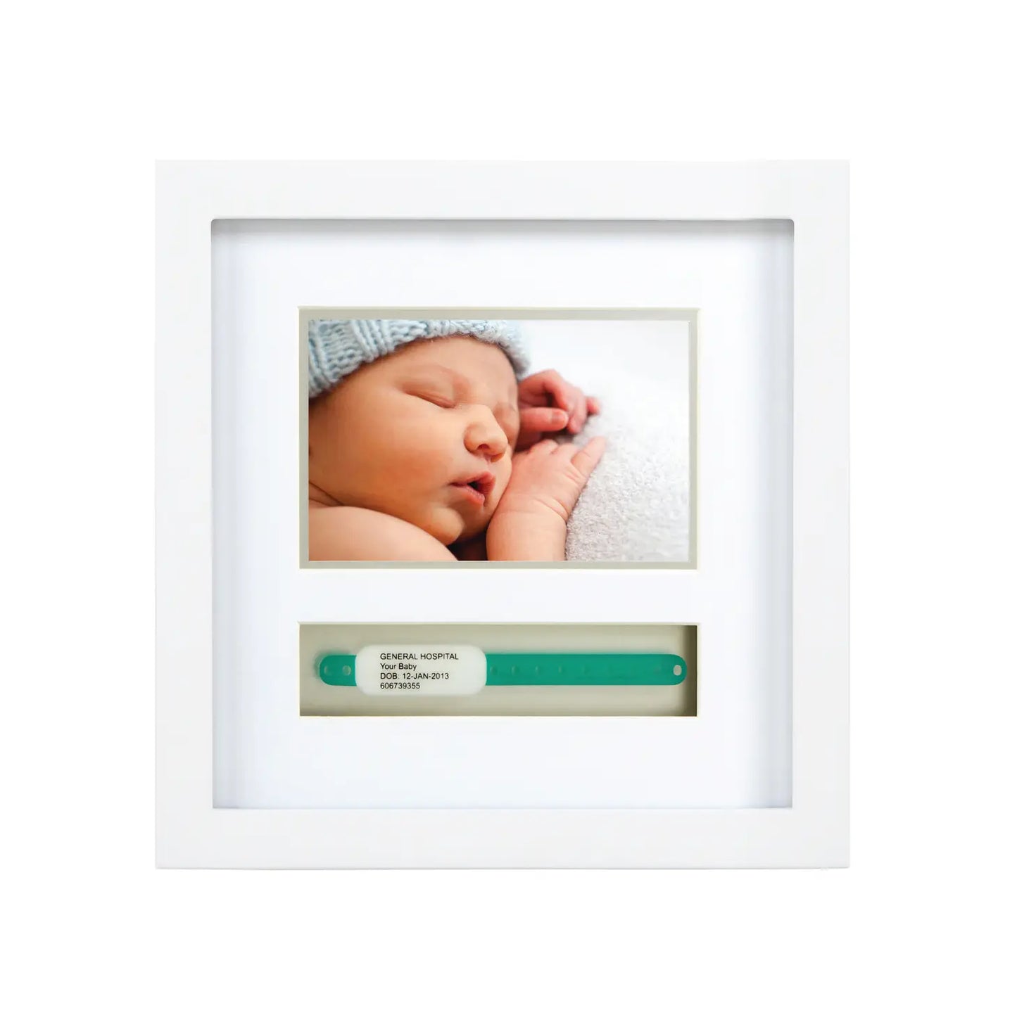 Baby Hospital ID Bracelet Picture Frame