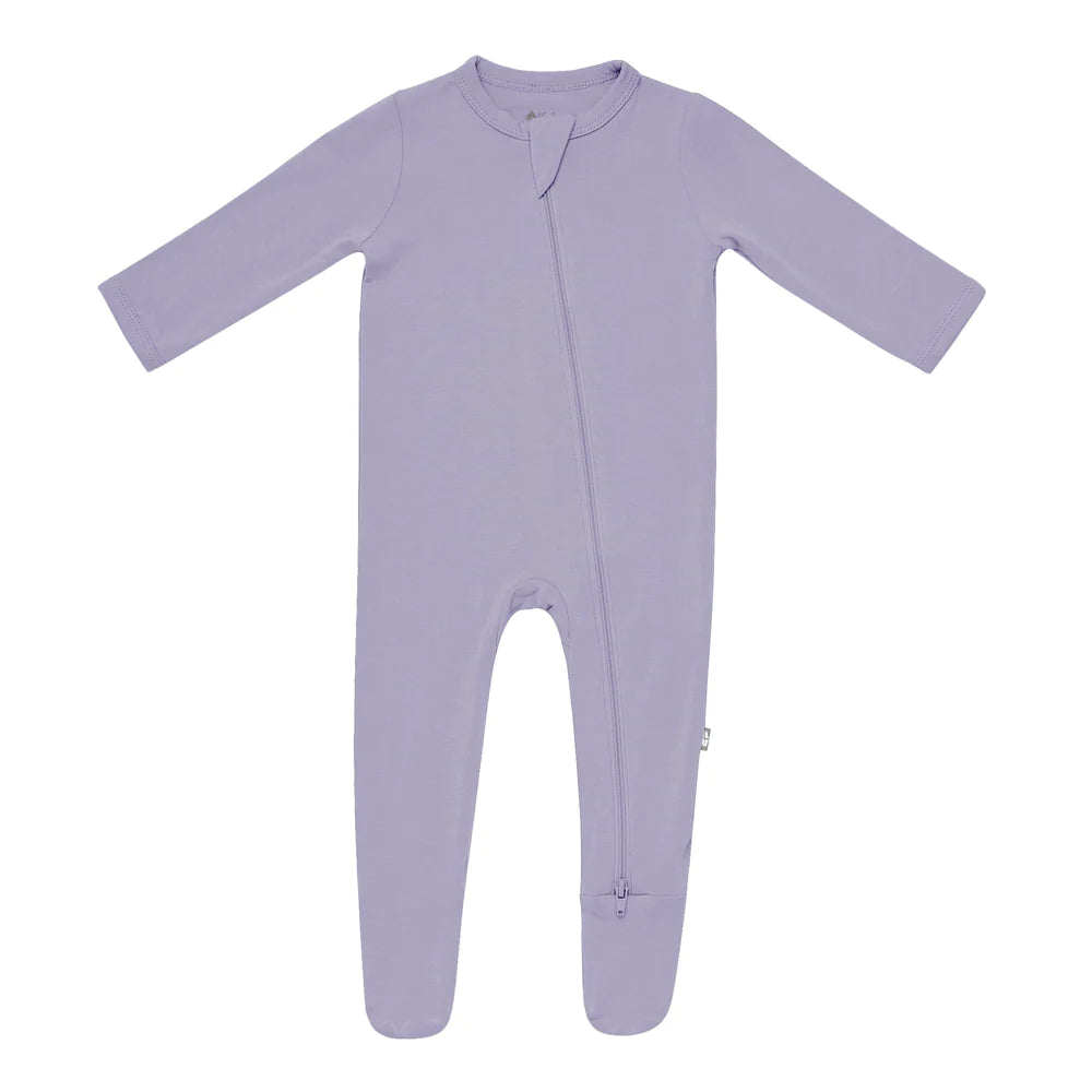 Zippered Footie - Taro